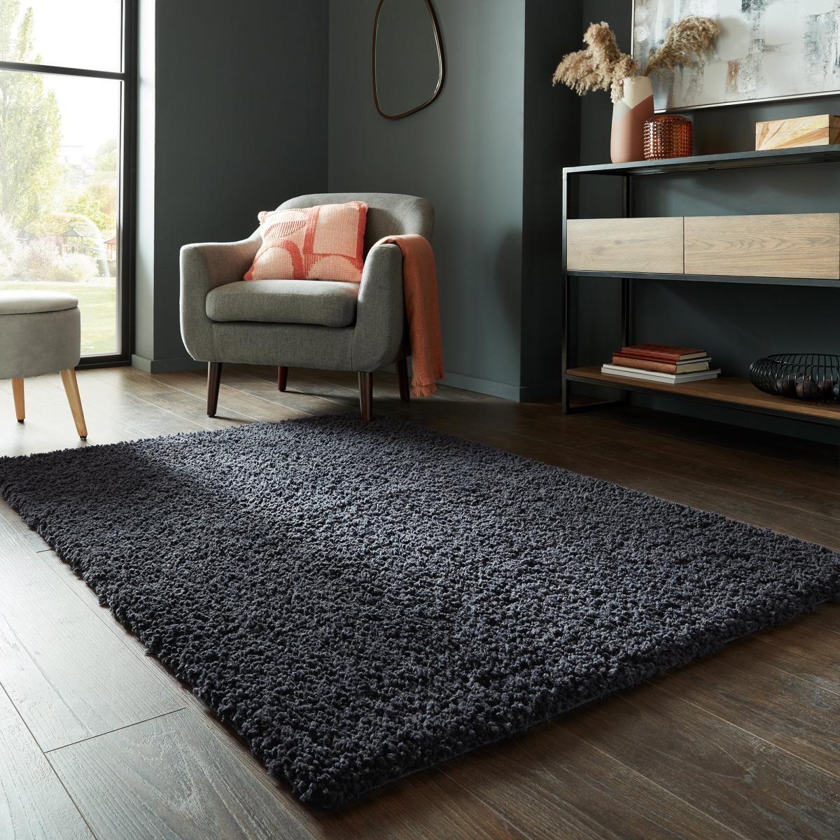 Cloud Washable Shaggy Rug Grey – image 1