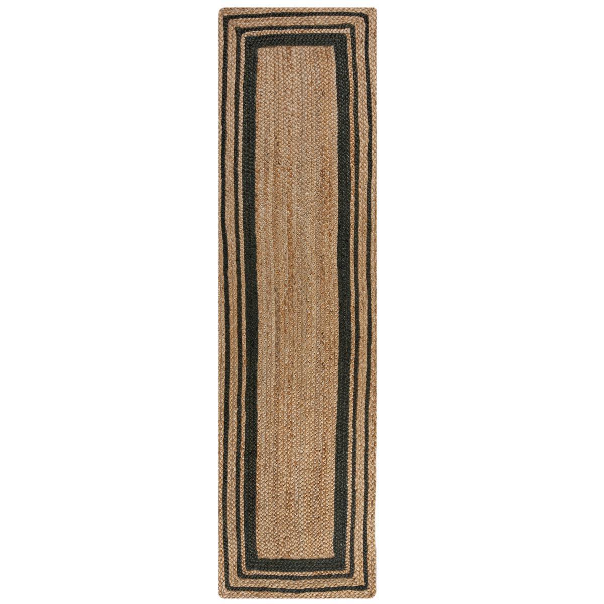 Stanford Churchgate Border Jute Runner Stanford Border Natural and Navy – image 2