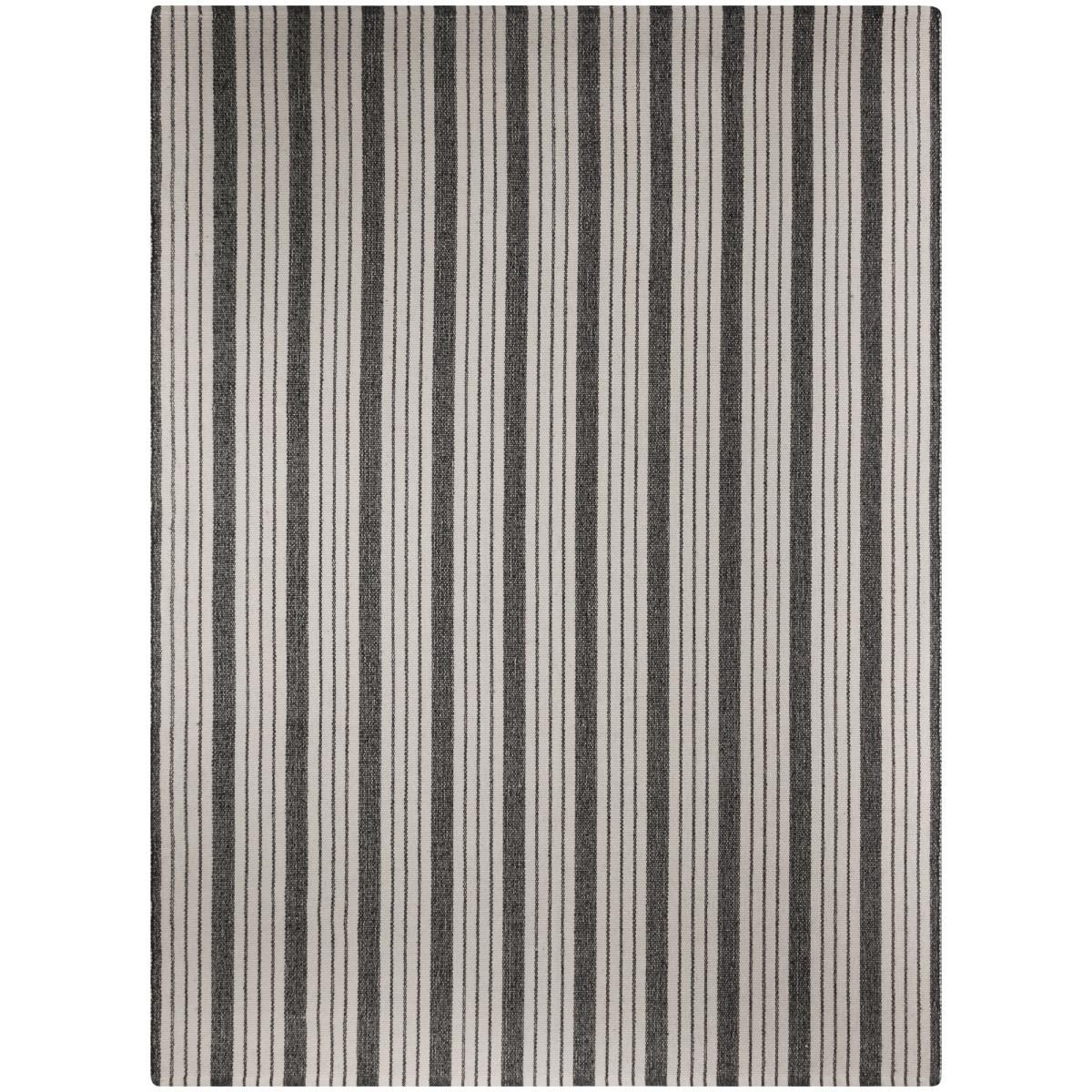 Blake Stripe Rug Black and White – image 2