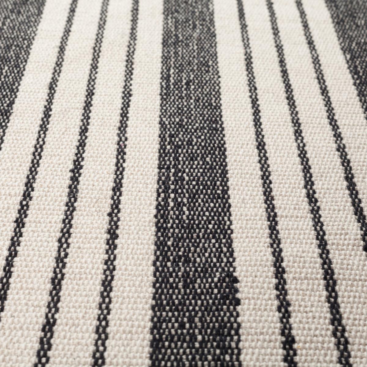 Blake Stripe Rug Black and White – image 3