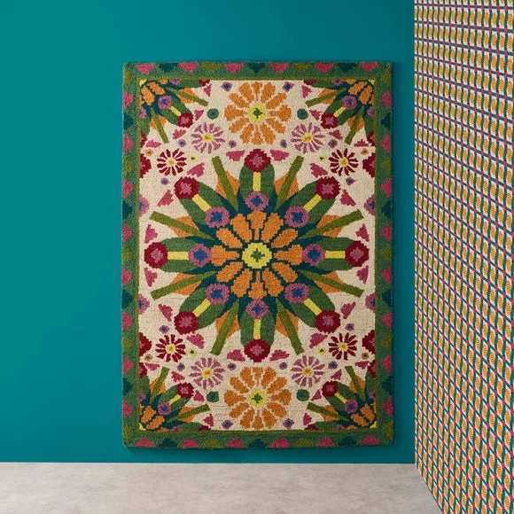 Yinka Ilori Kaleidoscope Wool Rug – image 5