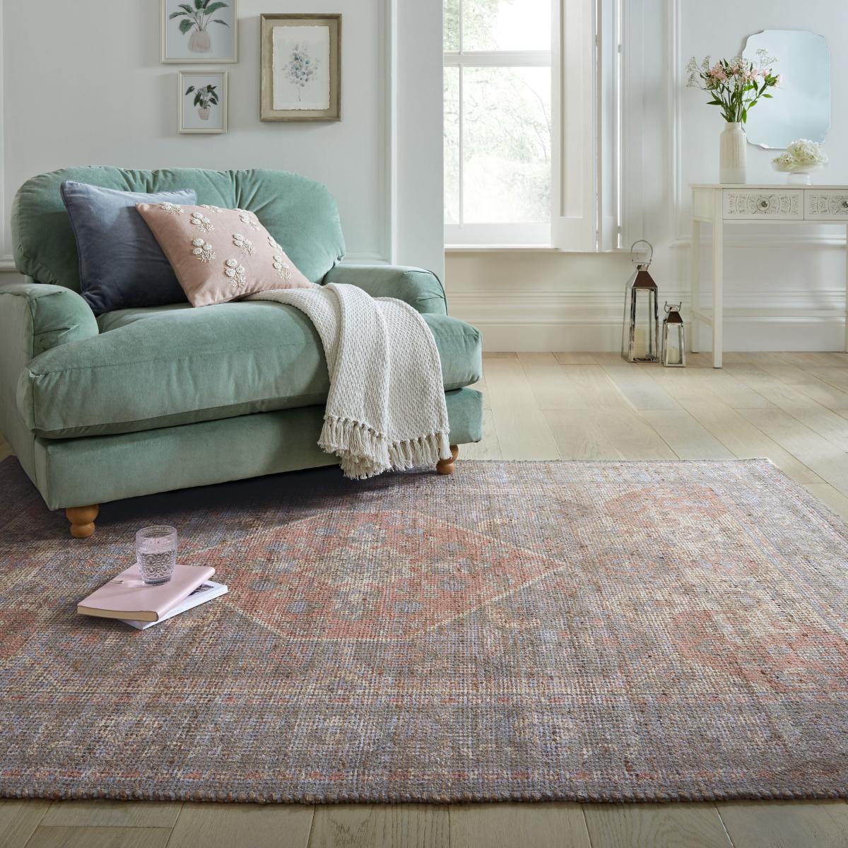 Dua Jute Traditional Rug Natural – image 1