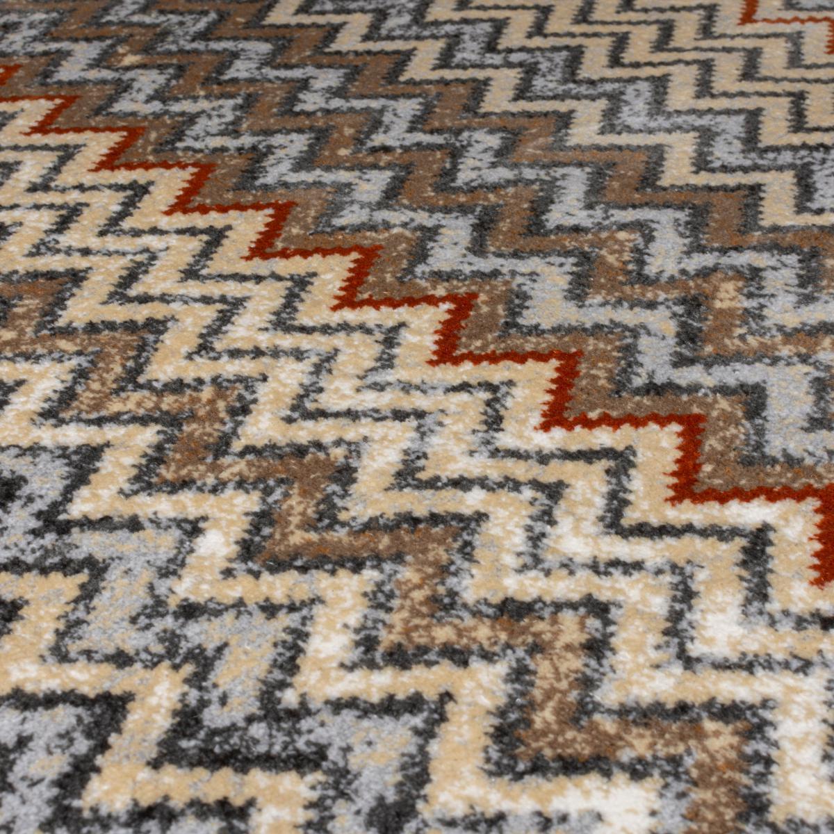 Nala Chevron Rug Blue – image 2