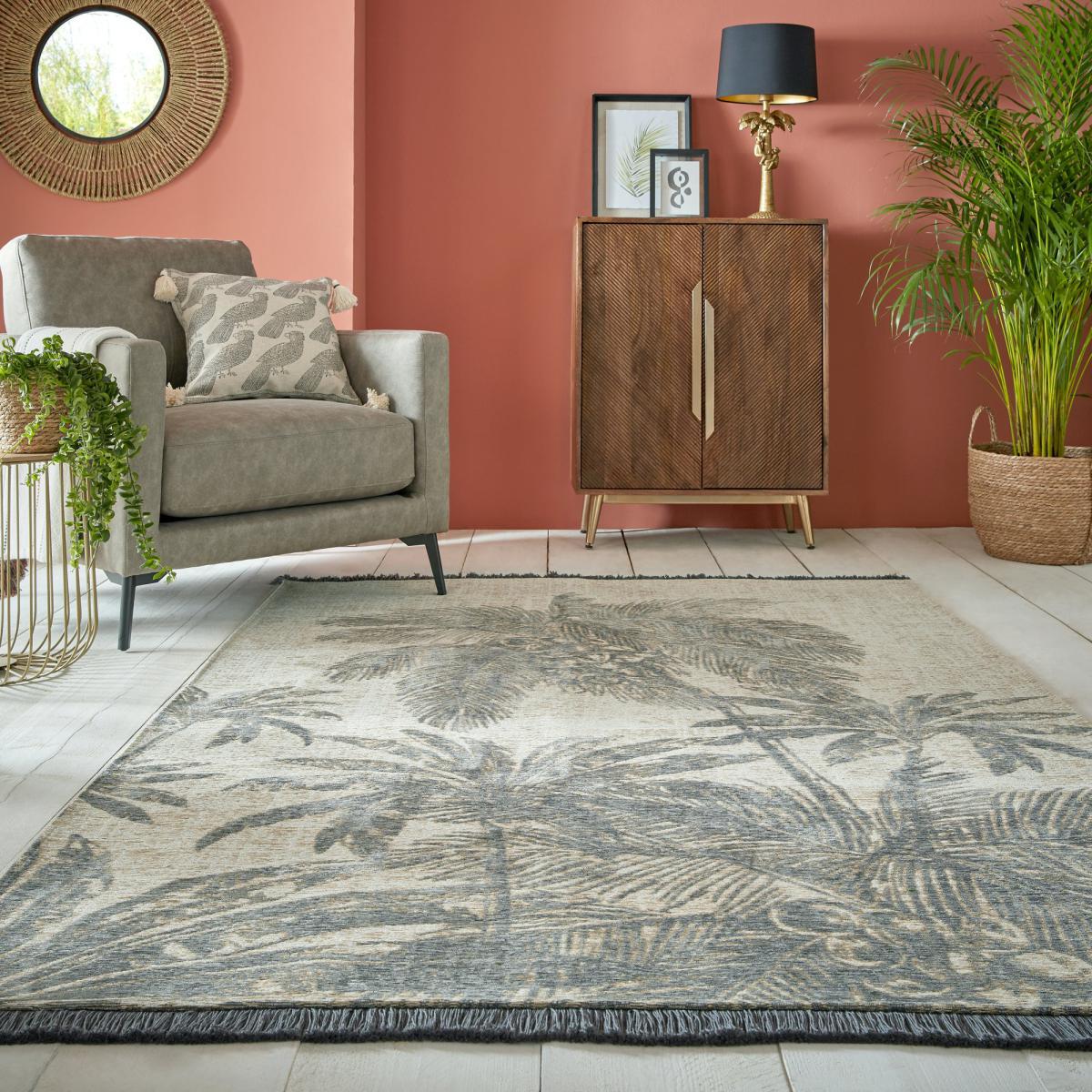 Bali Palm Rug Brown/Grey – image 1