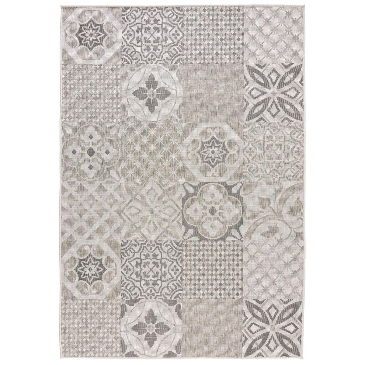Purity Tile Indoor Outdoor Rug Light Grey – image 2
