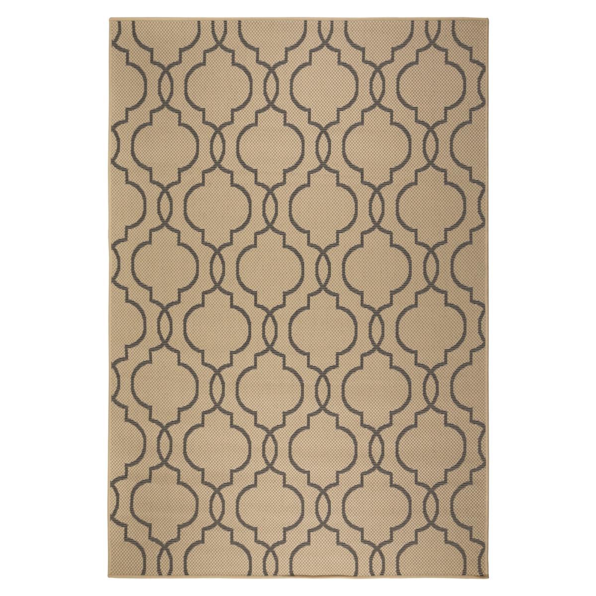 Milan Indoor Outdoor Rug Grey and Beige – image 3