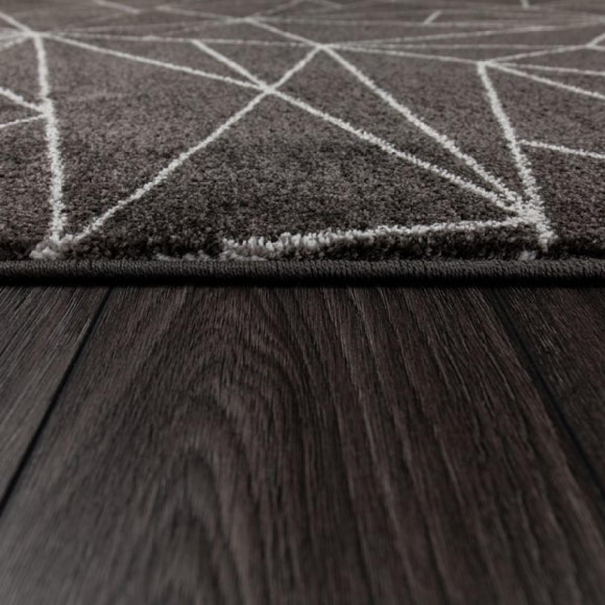 Grey Burst Geometric Rug – image 4