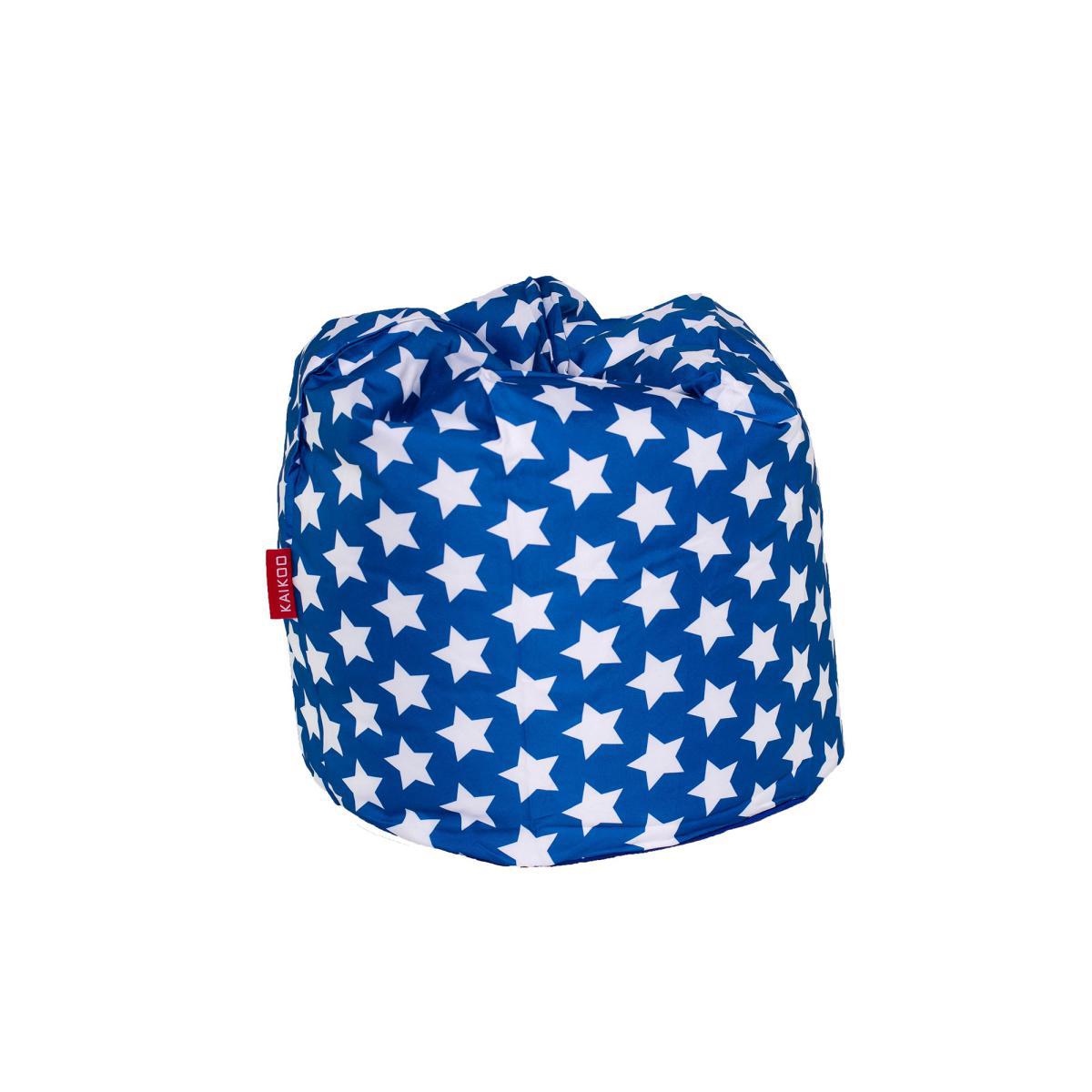 Blue Stars Bean Bag Blue and White – image 2