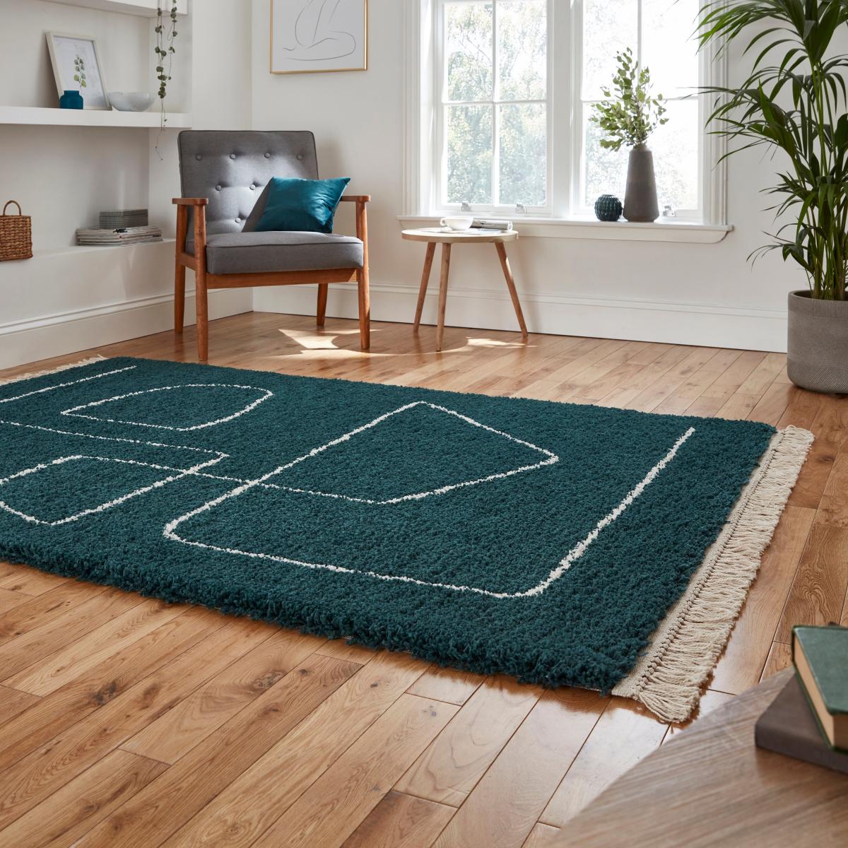 Boho A474 Rug Boho A474 Dark Green – image 1