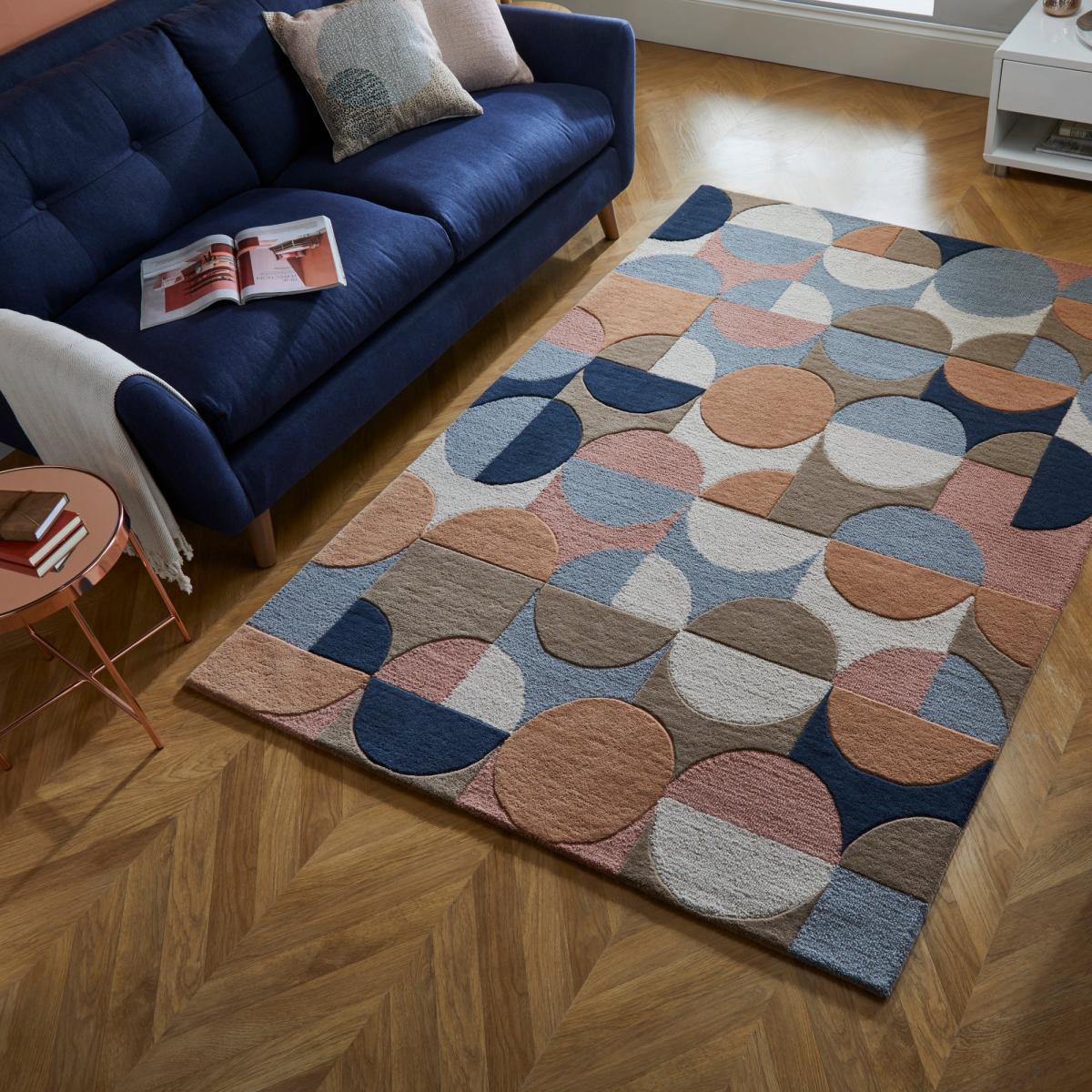 Gigi Geometric Rug Pink – image 7