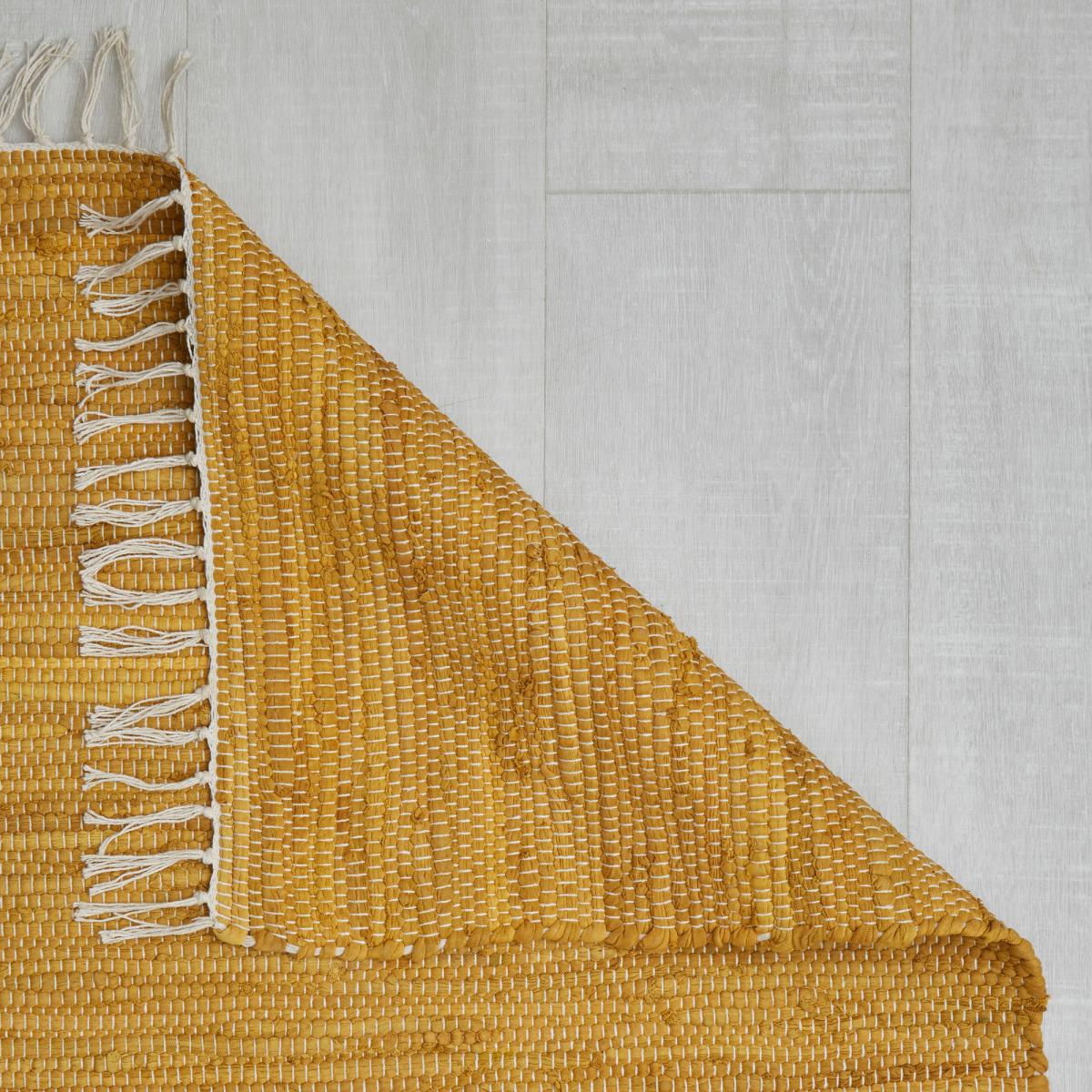 Cotton Chindi Rug Chindi Old Gold – image 6