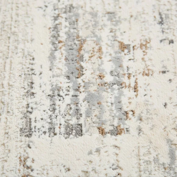 Distressed Look Abstract Rug – image 2