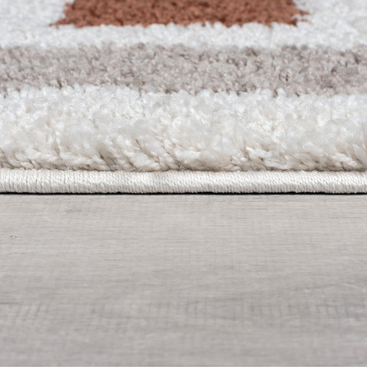 Blocks Shaggy Rug MultiColoured – image 4