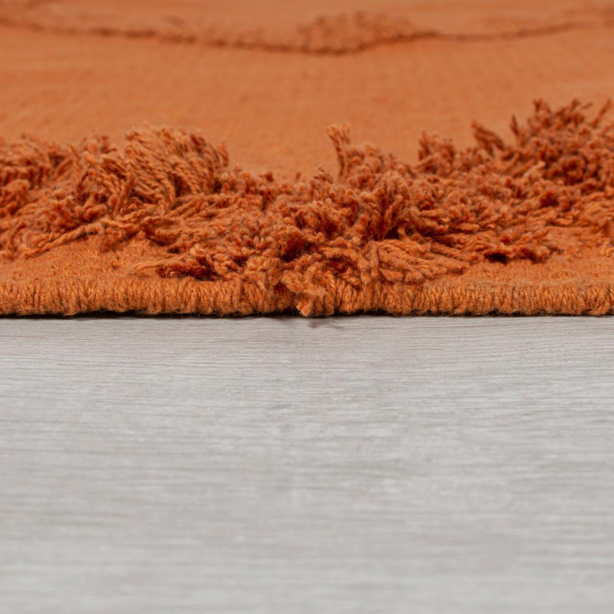Mala Handwoven Rug Orange – image 4