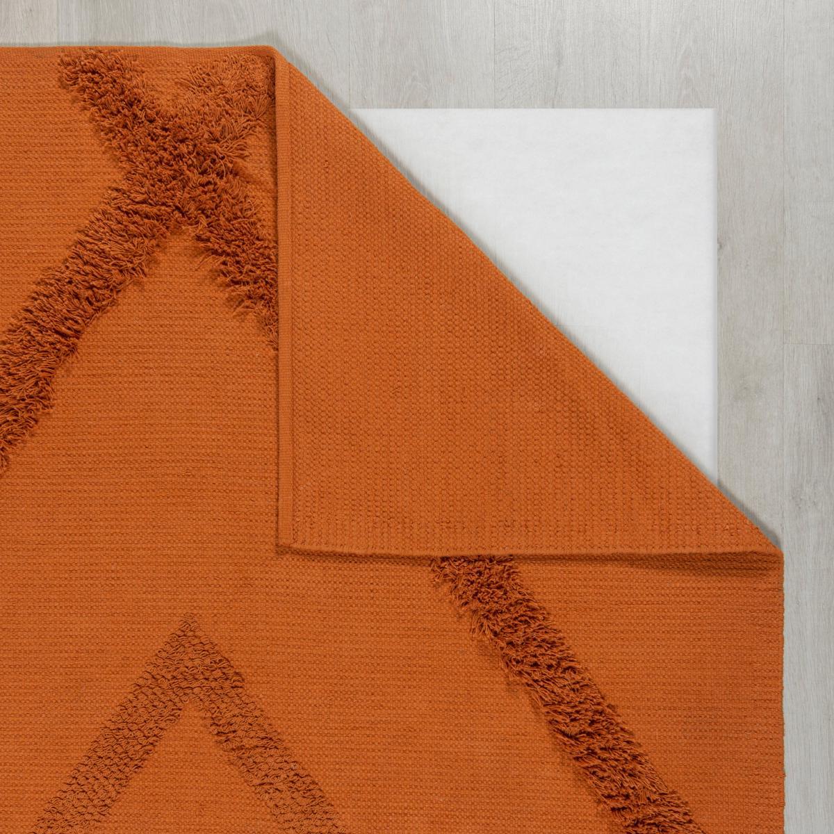 Mala Handwoven Rug Orange – image 5