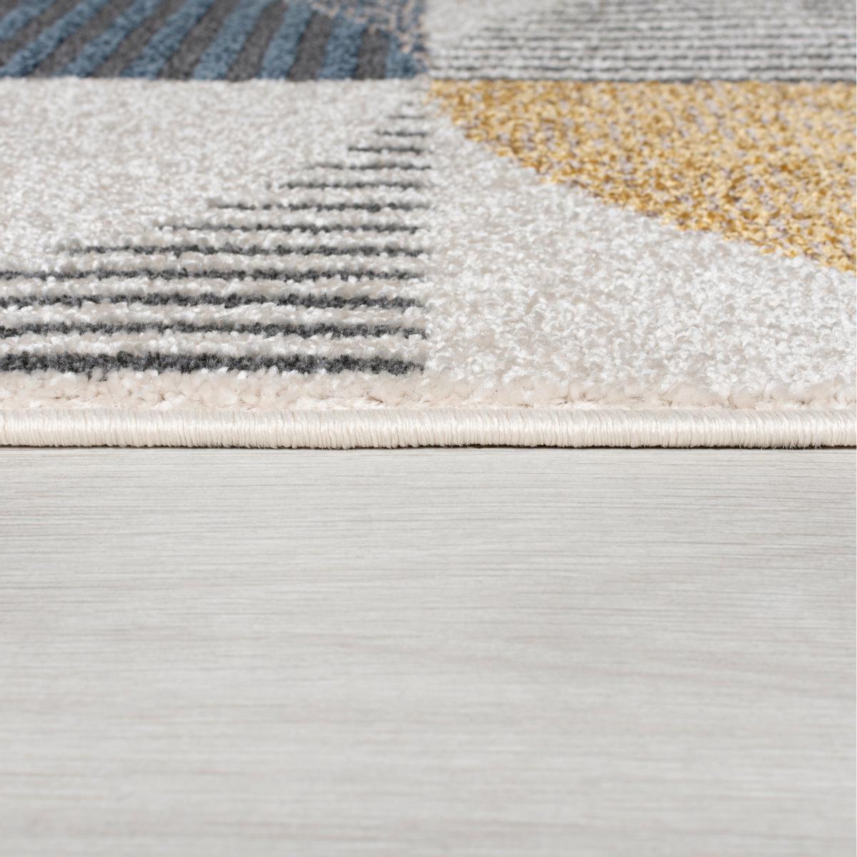 Retro Geo Rug Ochre (Yellow) – image 4