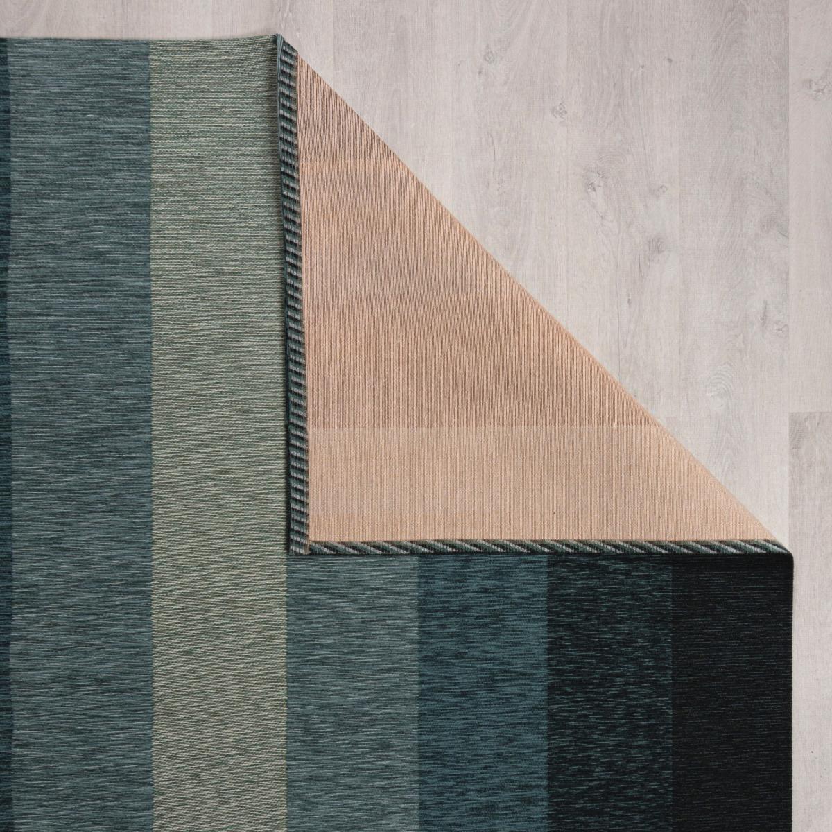 Ombre Stripe Rug Blue – image 3