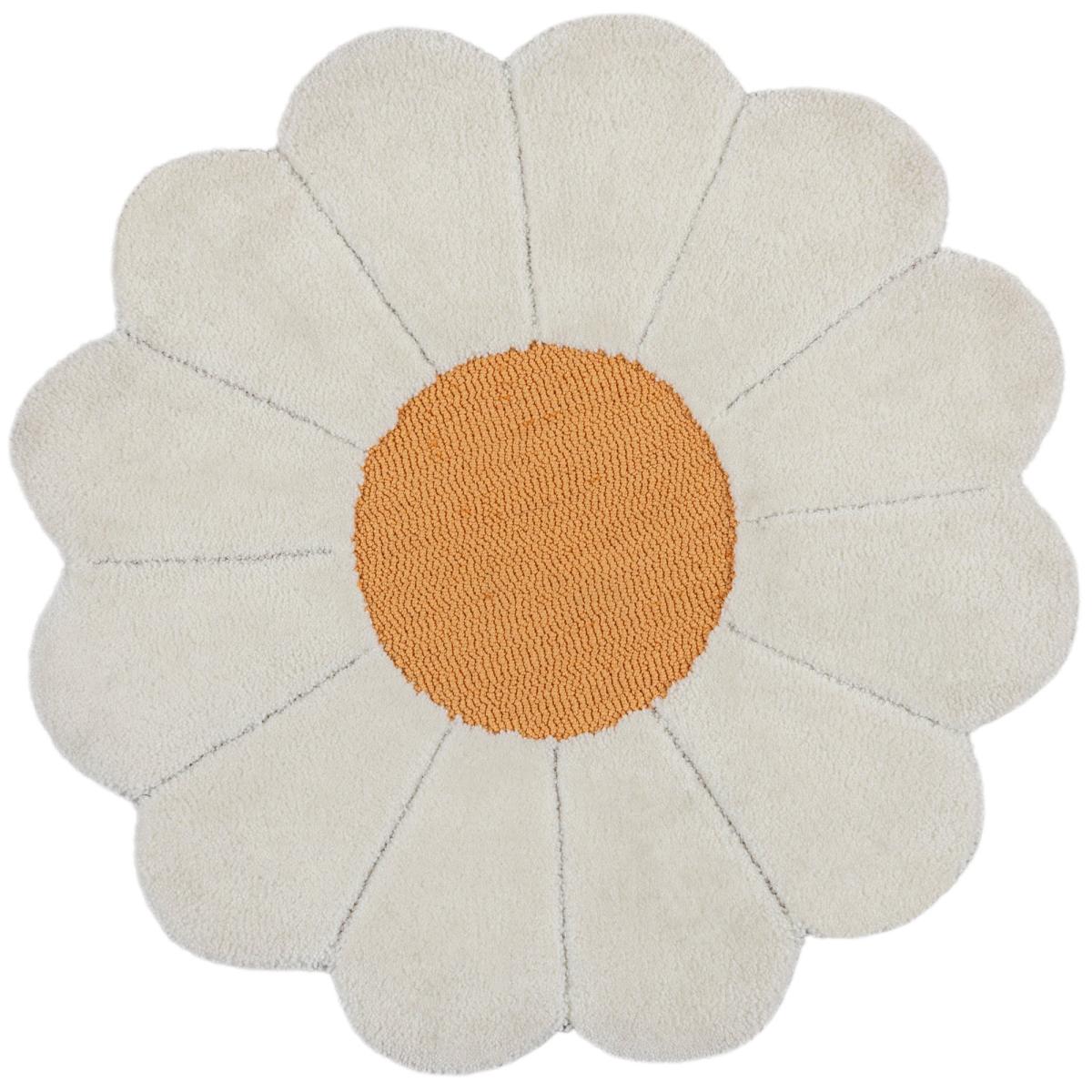 Dora Daisy Rug White/Yellow – image 2