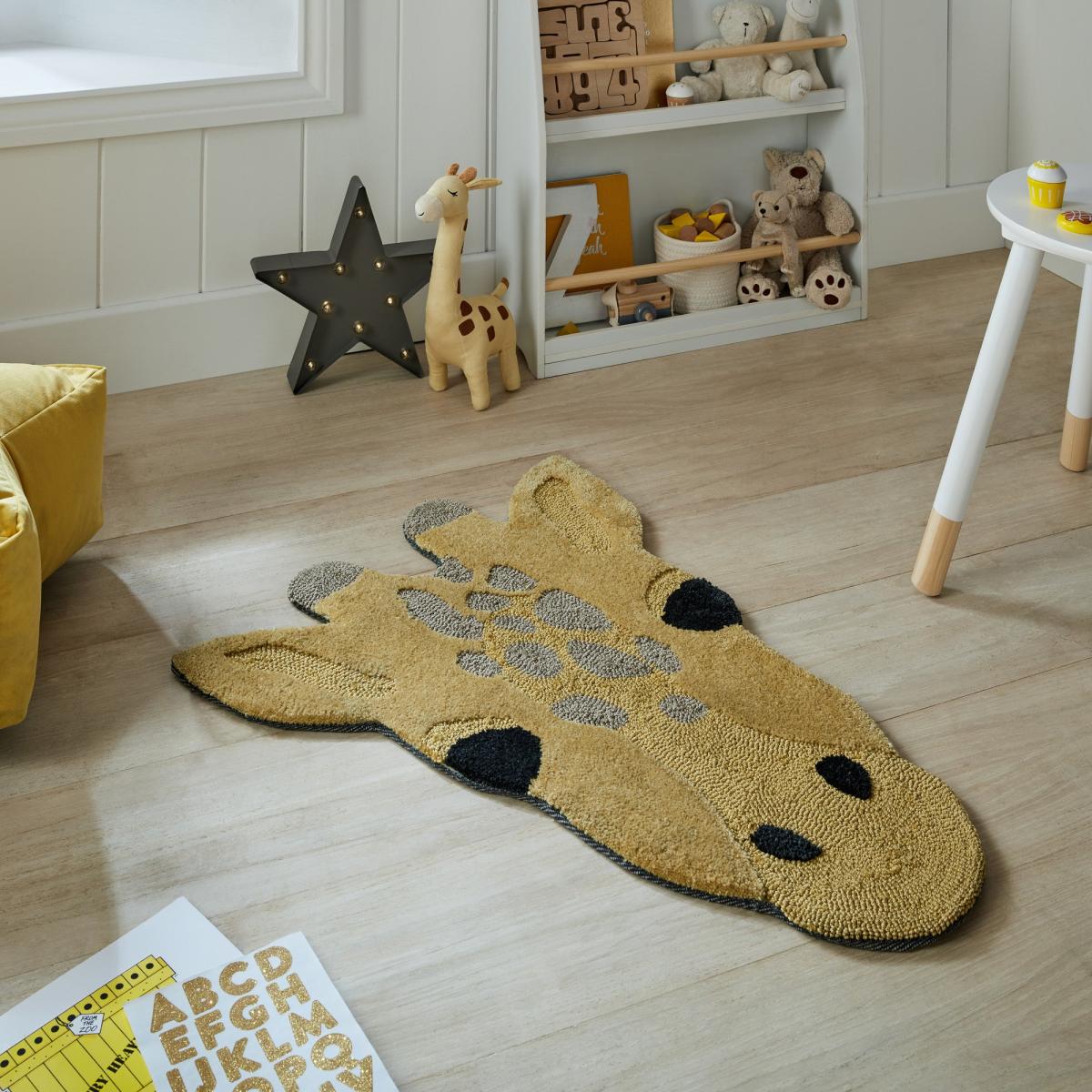 Gemma Giraffe Rug Yellow/Black – image 1