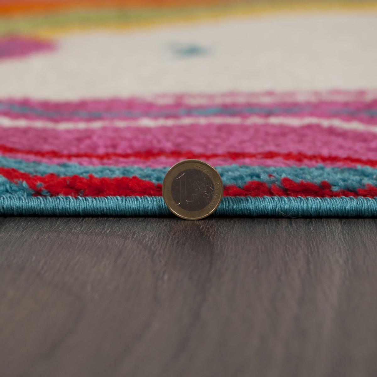 Unicorn Rainbow Rug Pink, Yellow and White – image 3
