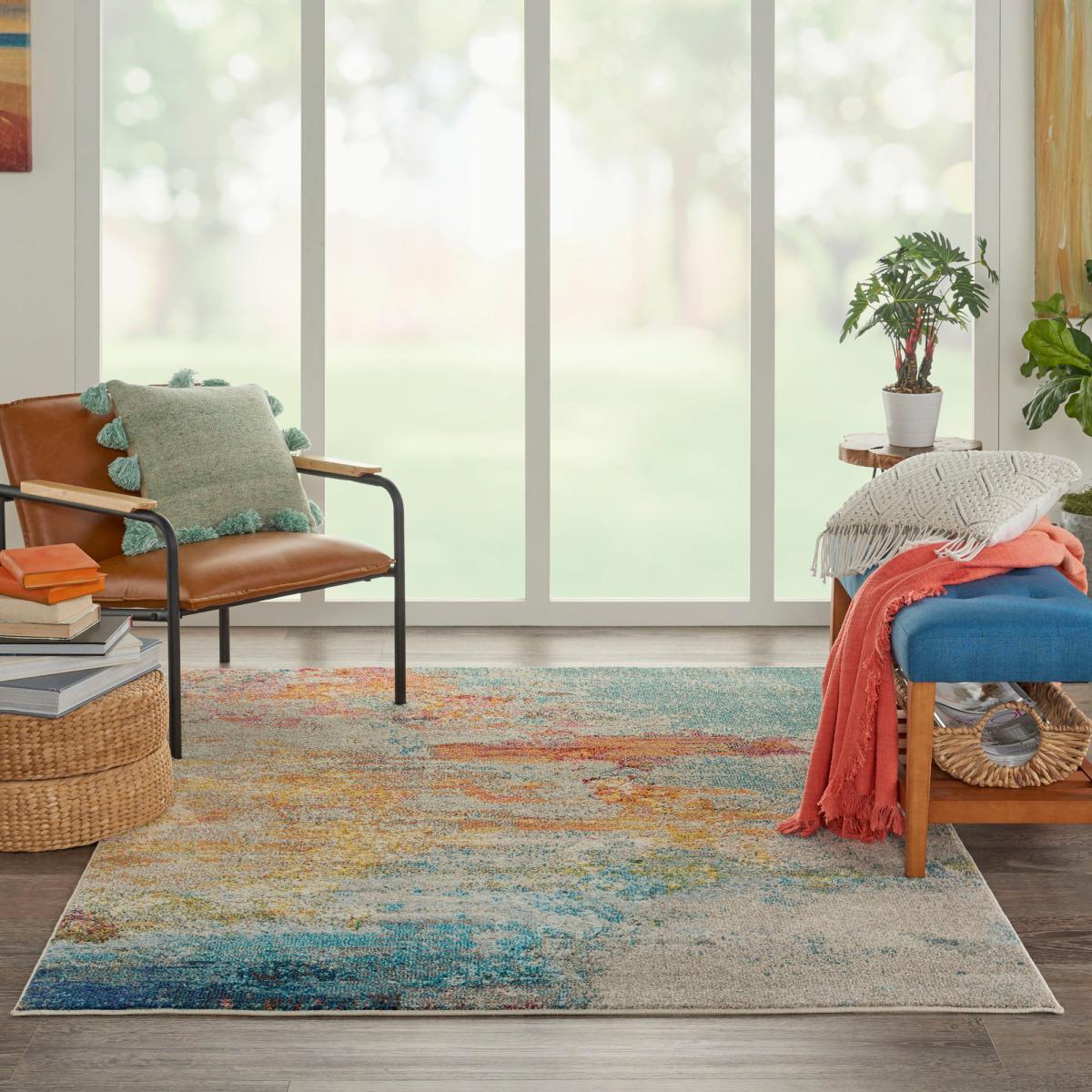 Multi Coloured Celestial Sealife Rug Multi-Coloured – image 1