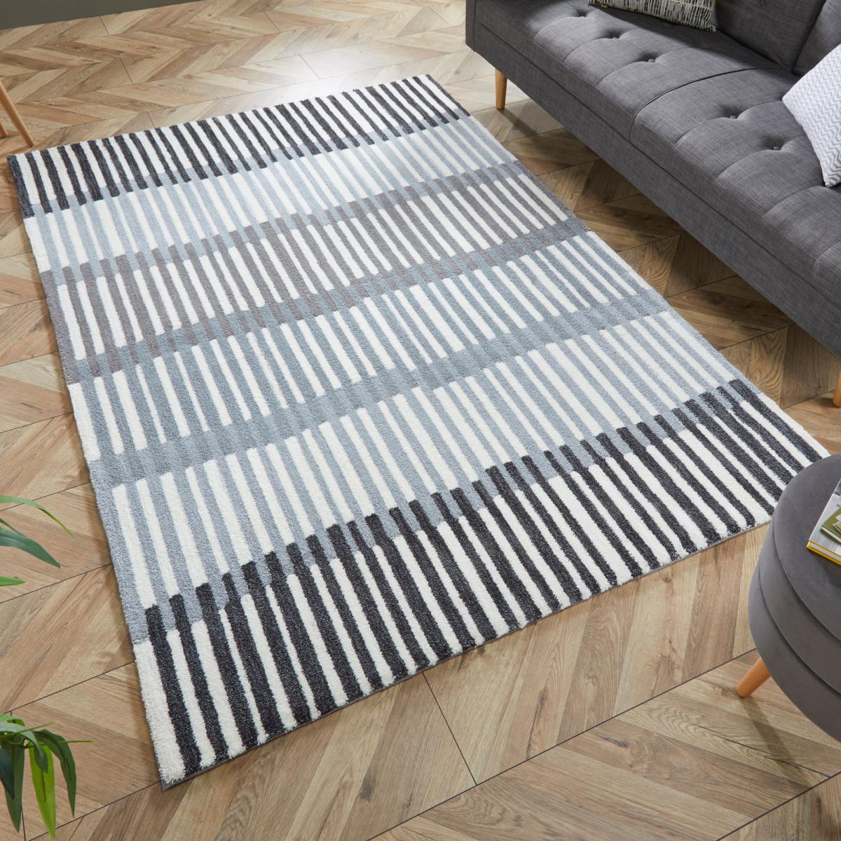 Linear Stripe Rug Linear Stripe Mono – image 1