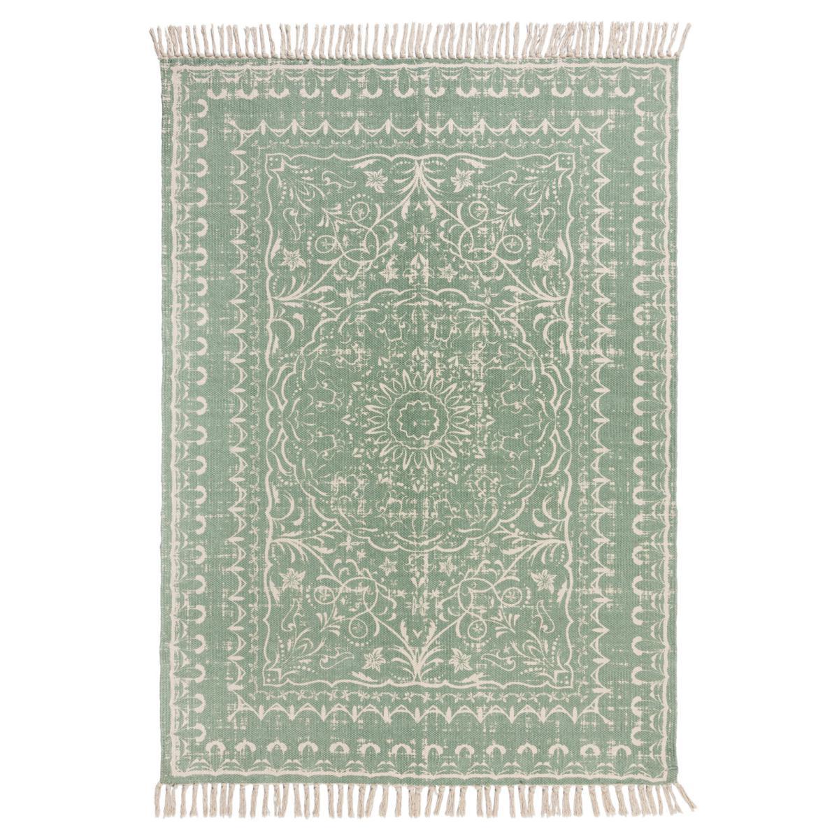 Medallion Cotton Rug Medallion Cotton Grey – image 2