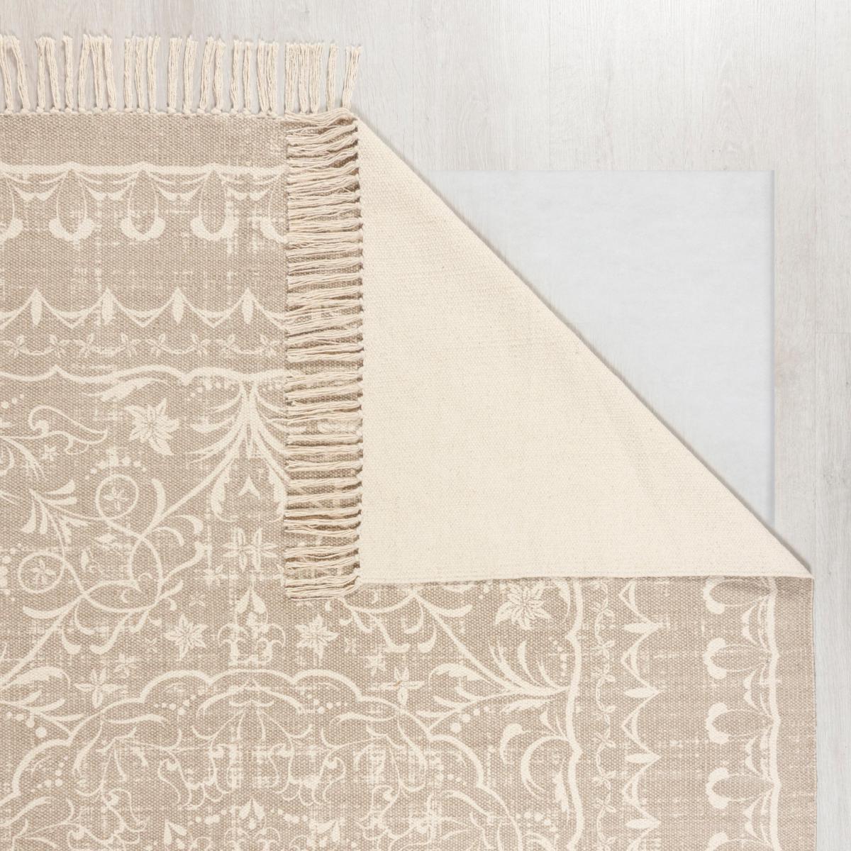 Medallion Cotton Rug Medallion Cotton Grey – image 5