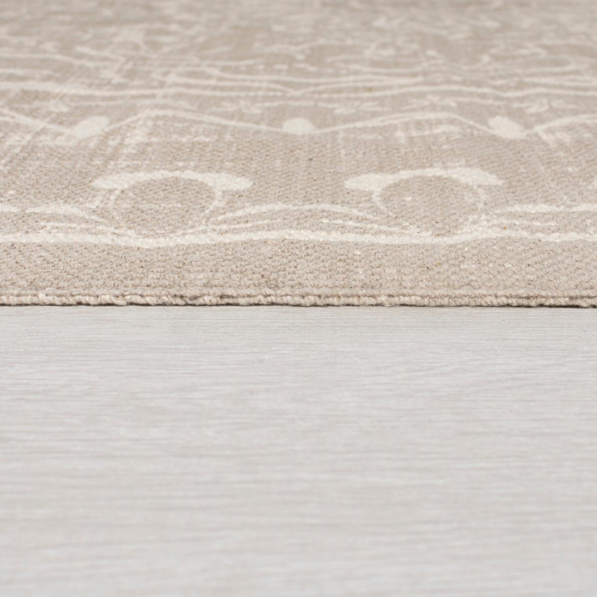 Medallion Cotton Rug Medallion Cotton Grey – image 6