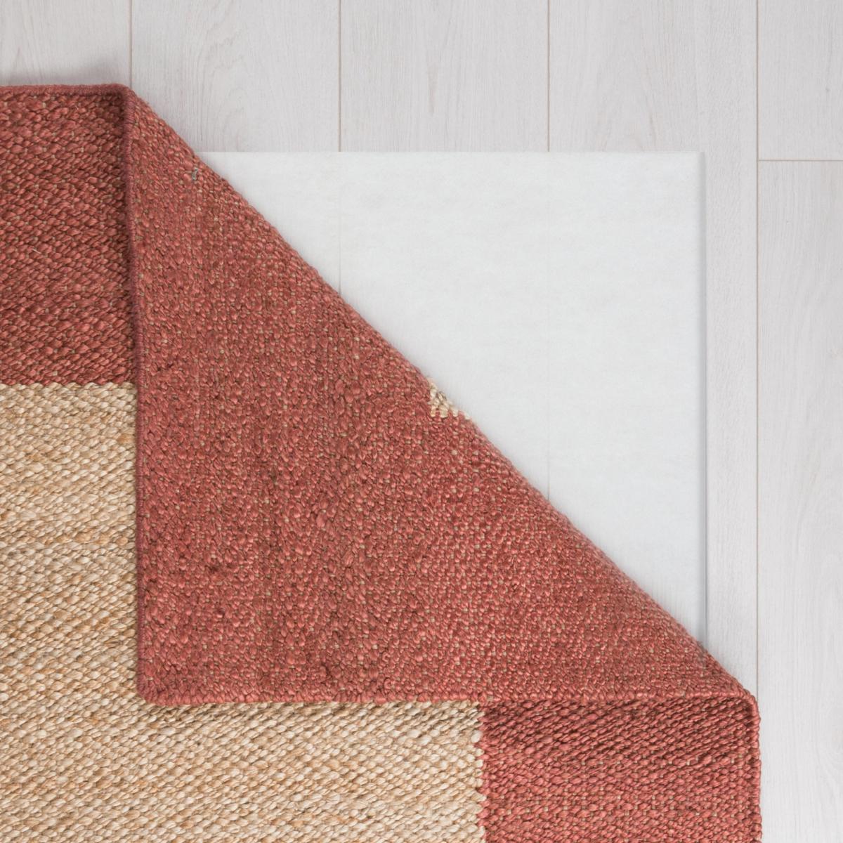 Clara Hand Woven Jute Runner Red and Brown – image 5