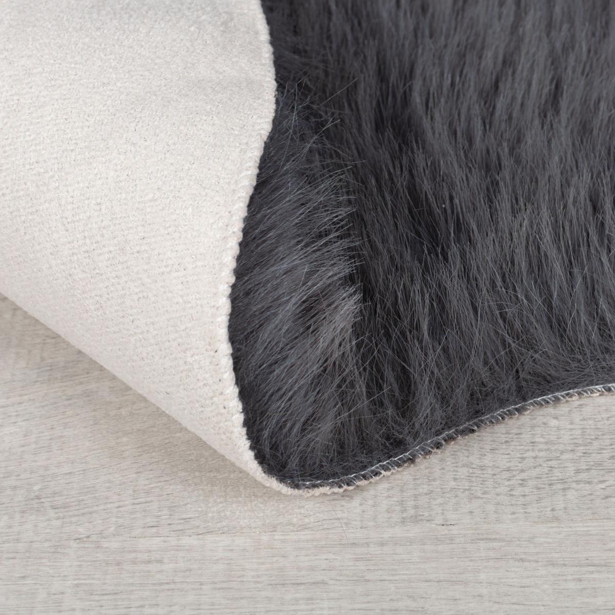 Whistler Faux Fur Double Pelt Rug Dove (Grey) – image 3