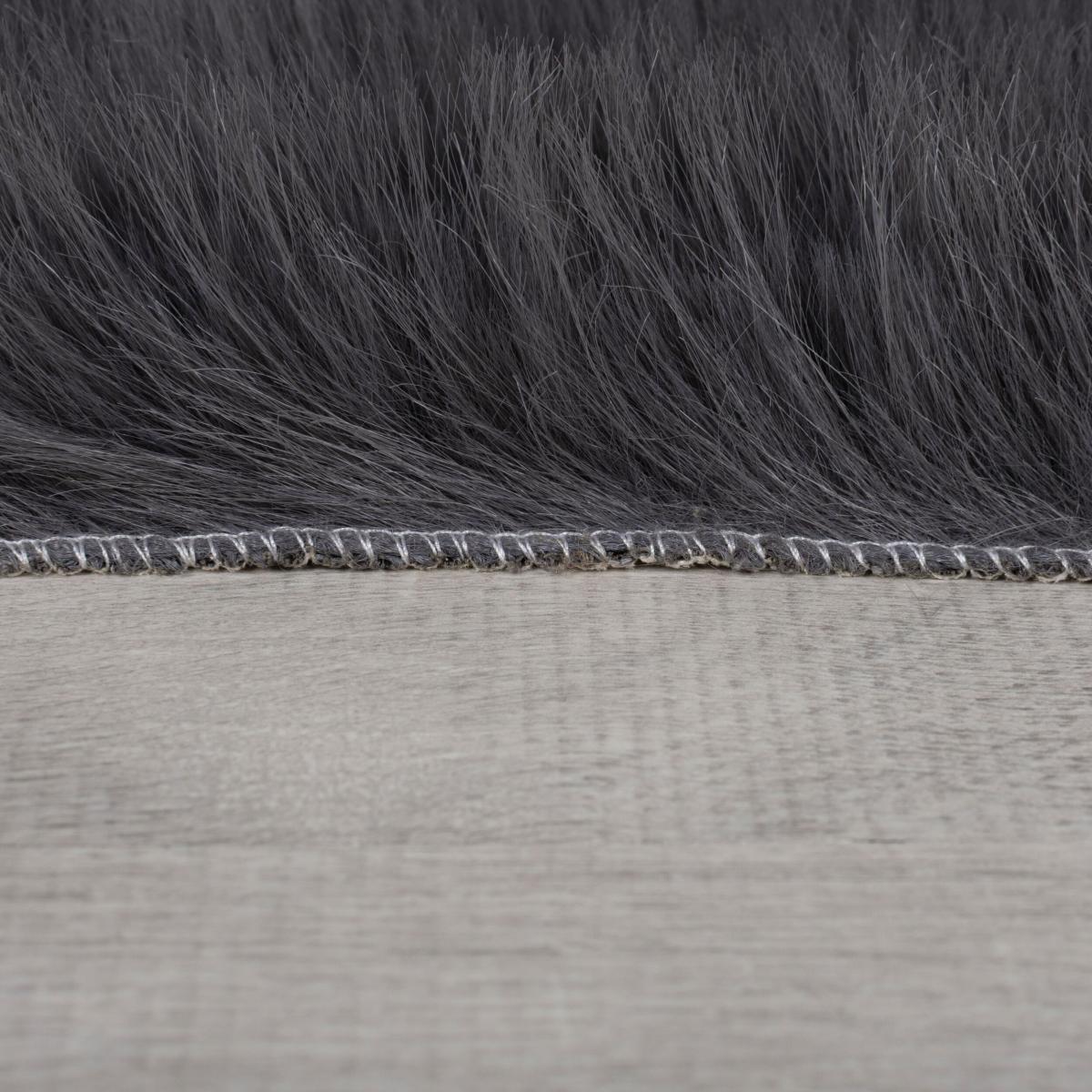 Whistler Faux Fur Double Pelt Rug Dove (Grey) – image 4