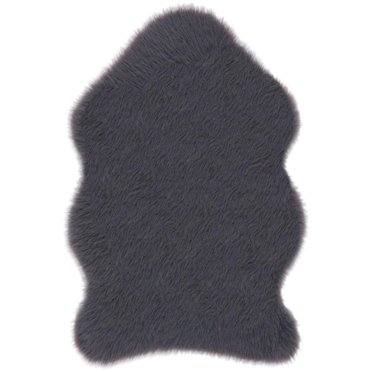 Whistler Faux Fur Double Pelt Rug Dove (Grey) – image 5