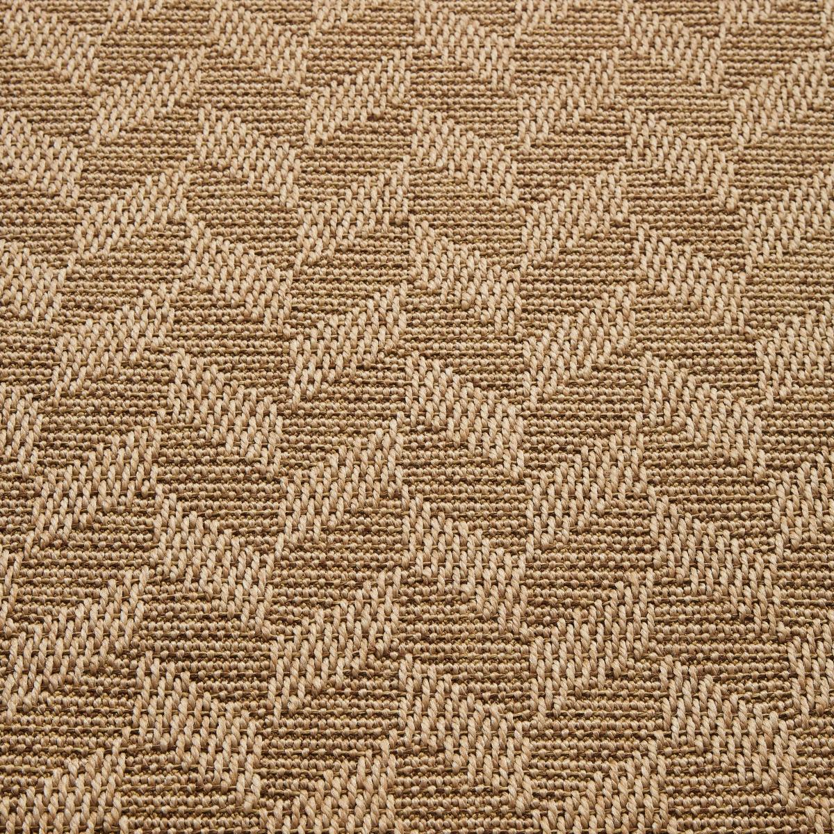Chevron Weave Indoor Outdoor Rug Natural – image 2