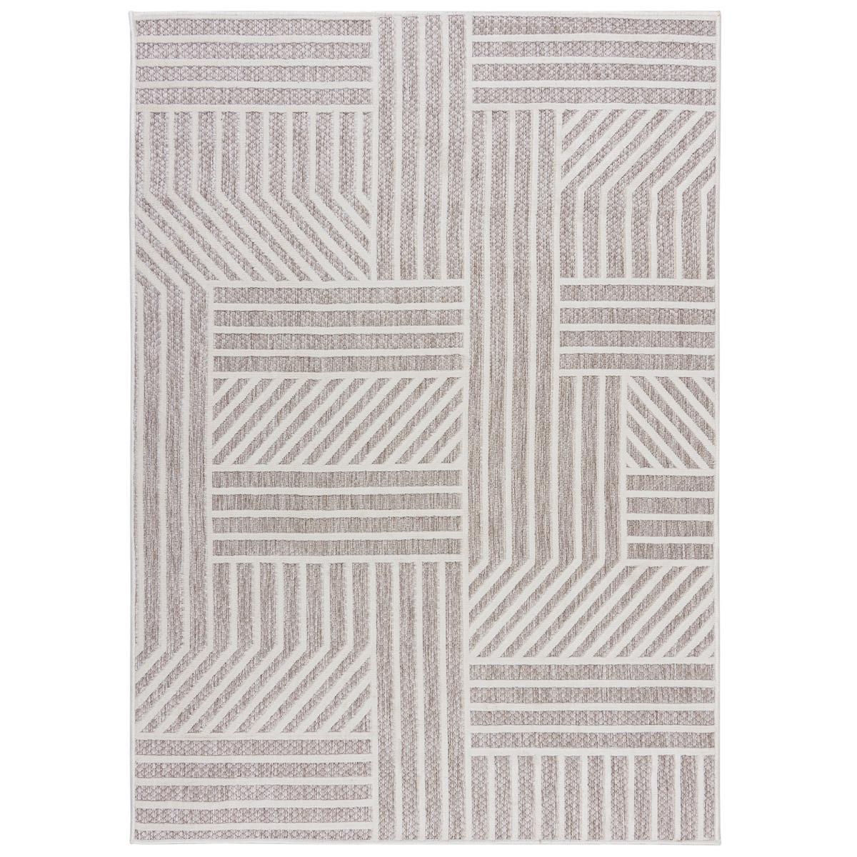 Blocks Indoor Outdoor Natural Rug Natural – image 2