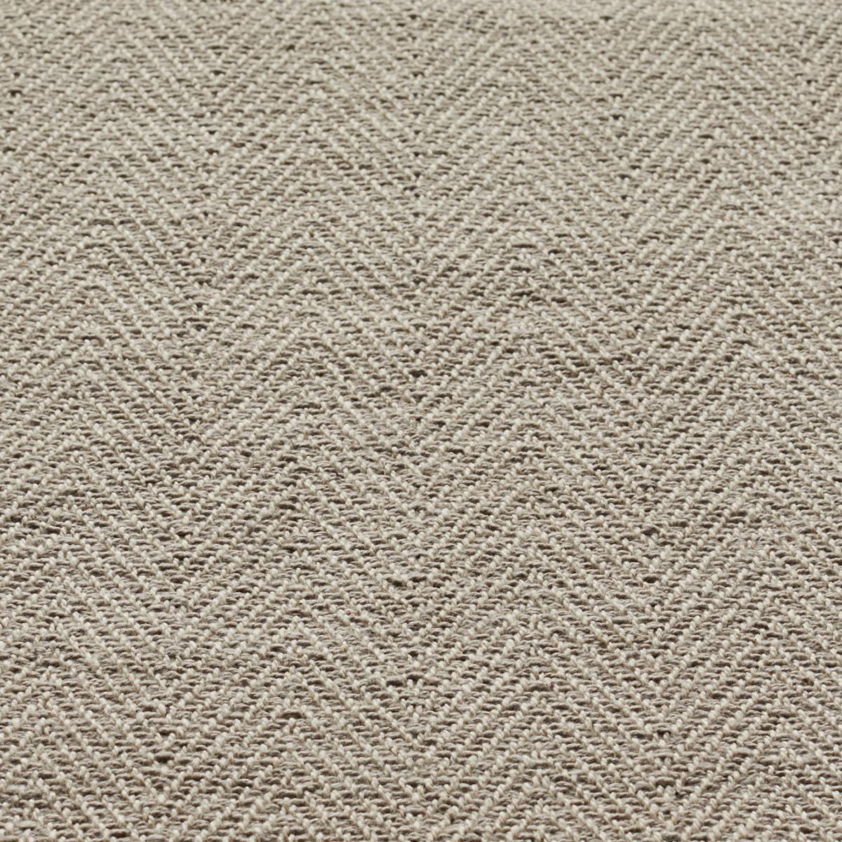 Cotton Herringbone Runner Herringbone Mushroom – image 2
