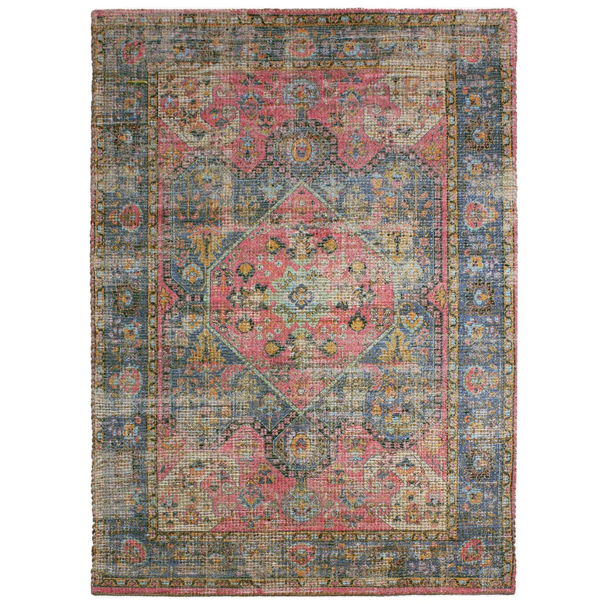 Dua Jute Traditional Rug Pink – image 5