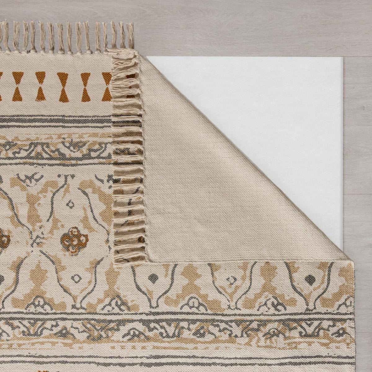 Bhavra Cotton Flatweave Rug Natural – image 5