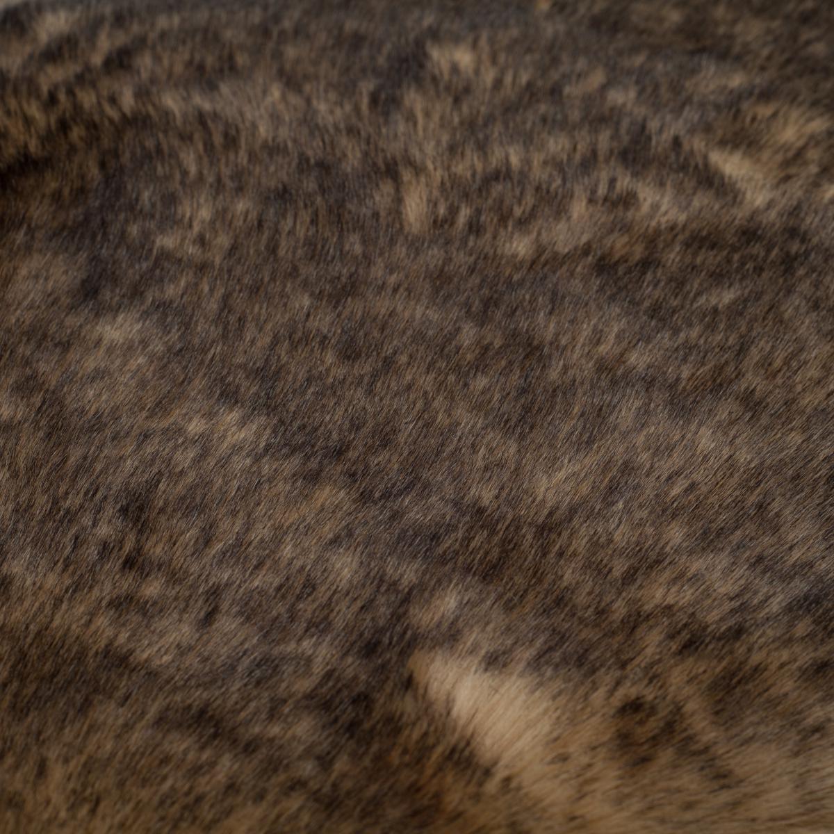 Copenhagen Quad Faux Fur Rug Copenhagen Brown – image 3