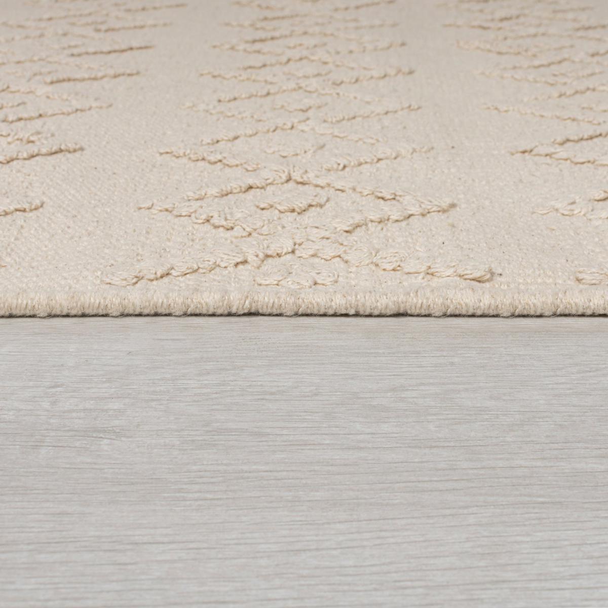 Willa Hand Woven Rug Cream – image 4