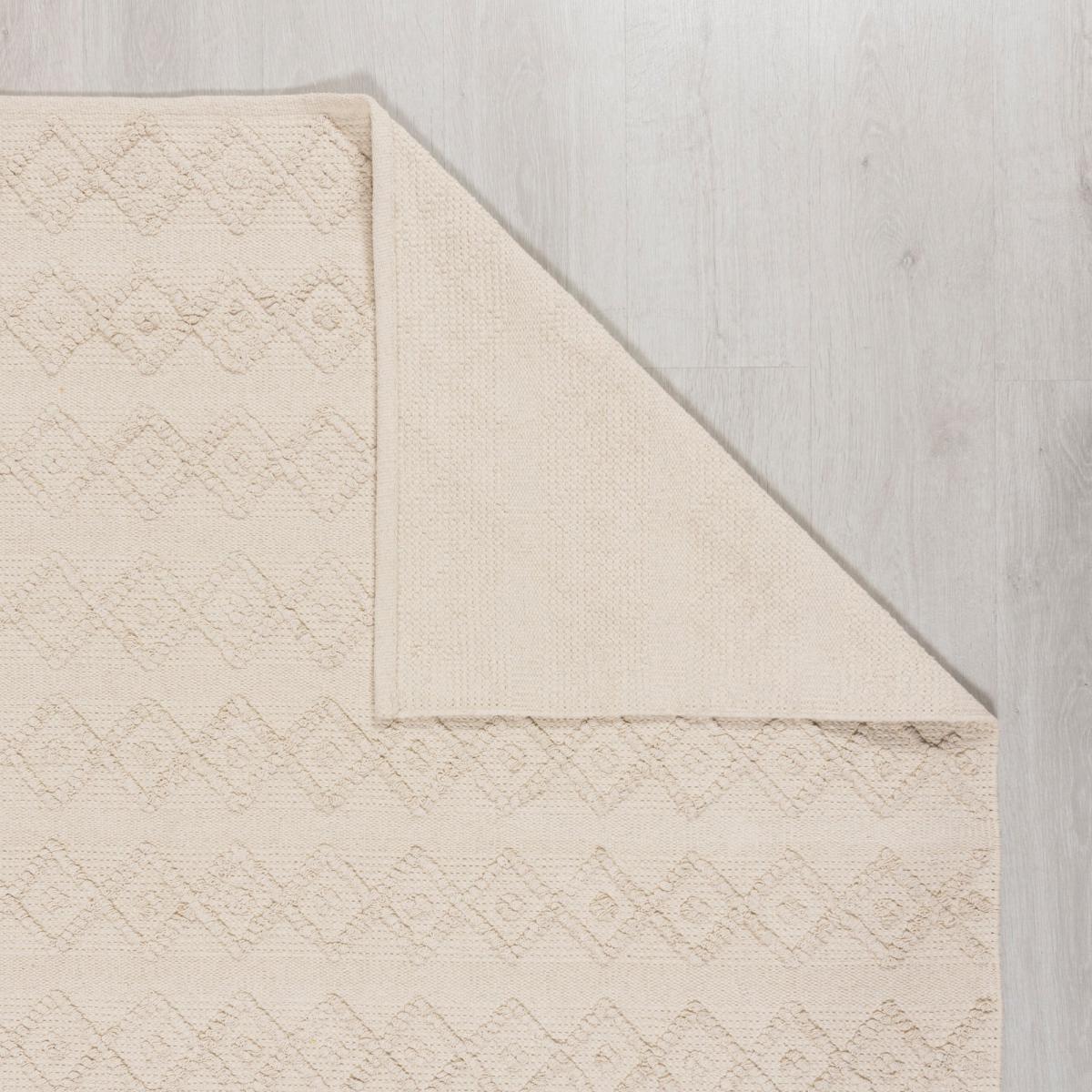 Willa Hand Woven Rug Cream – image 6