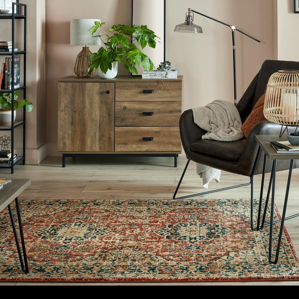 Nella Traditional Rug Orange – image 1