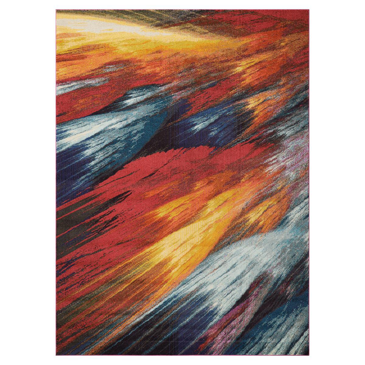 Multi Coloured Celestial Burst Rug Multi-Coloured – image 2