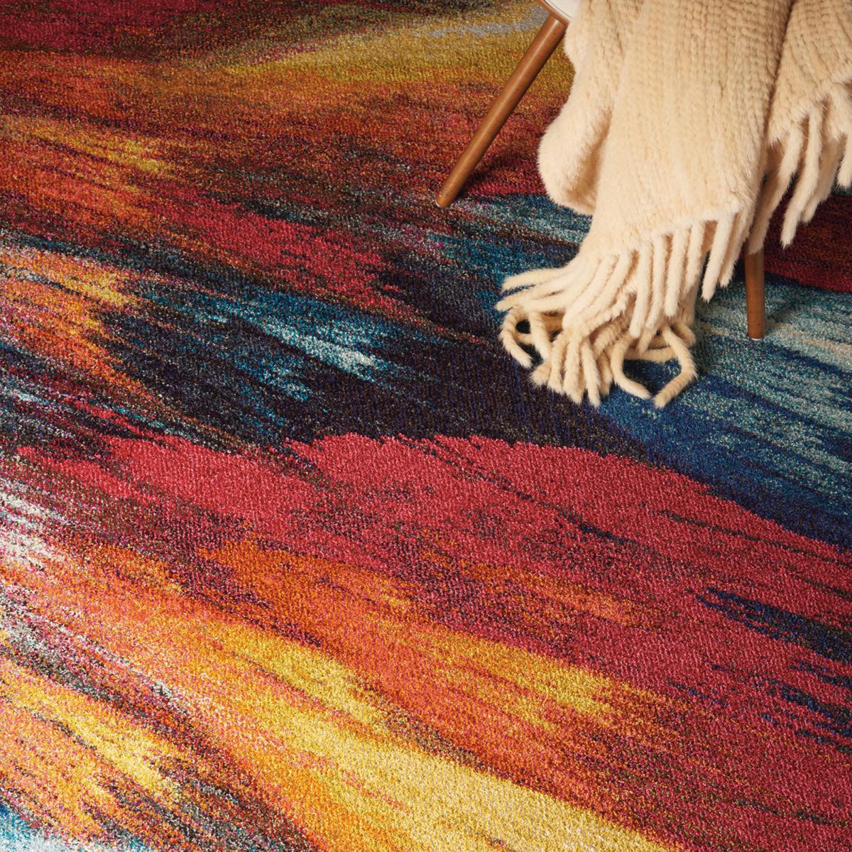 Multi Coloured Celestial Burst Rug Multi-Coloured – image 3