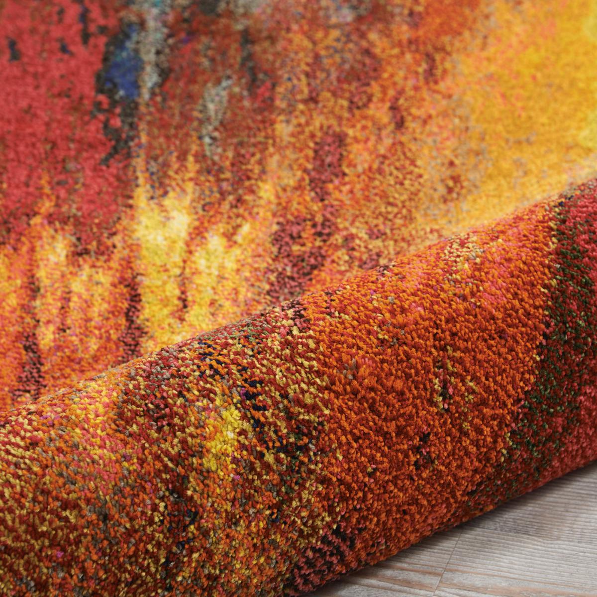 Multi Coloured Celestial Burst Rug Multi-Coloured – image 4