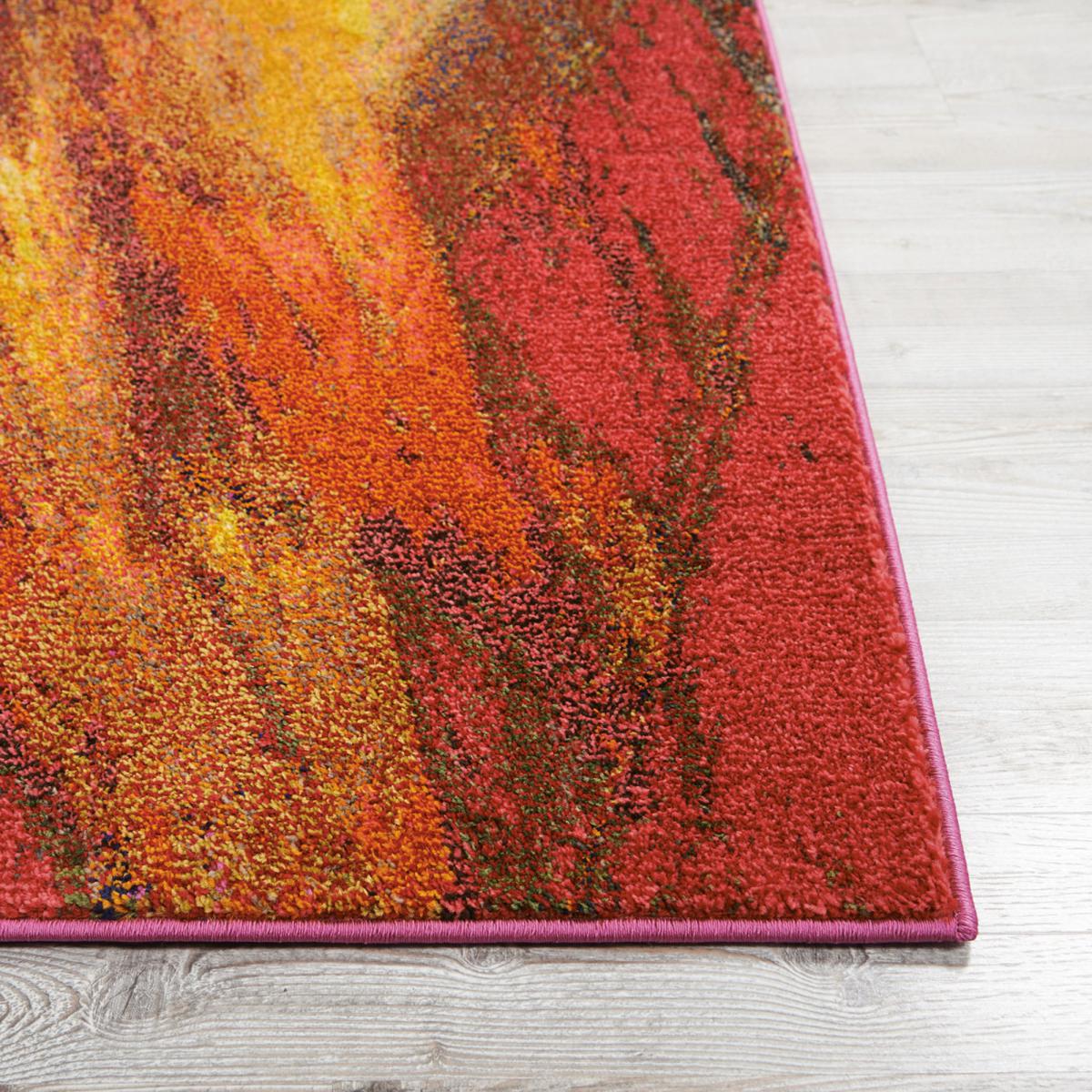 Multi Coloured Celestial Burst Rug Multi-Coloured – image 6