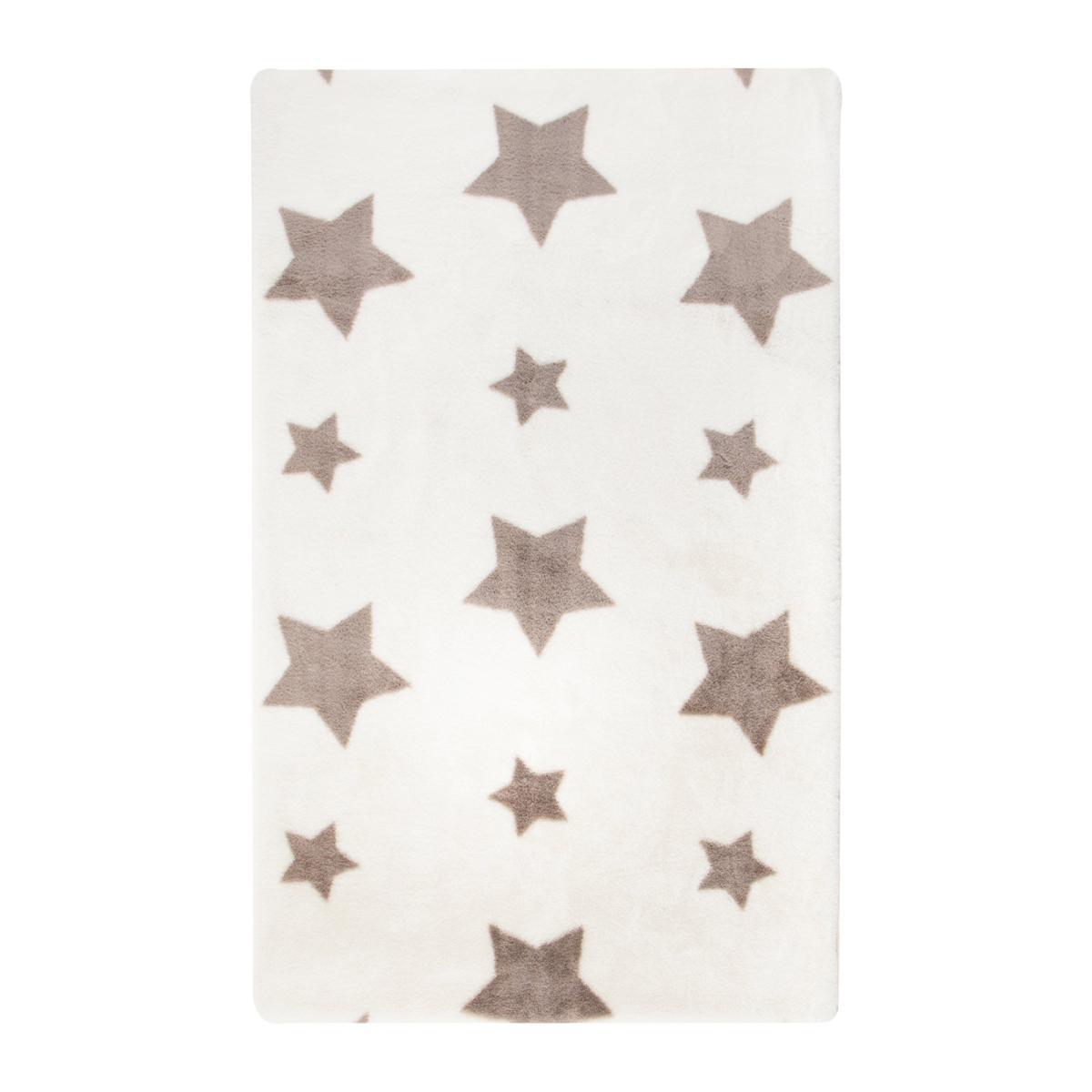 Twinkle Star Rug White and Brown – image 2