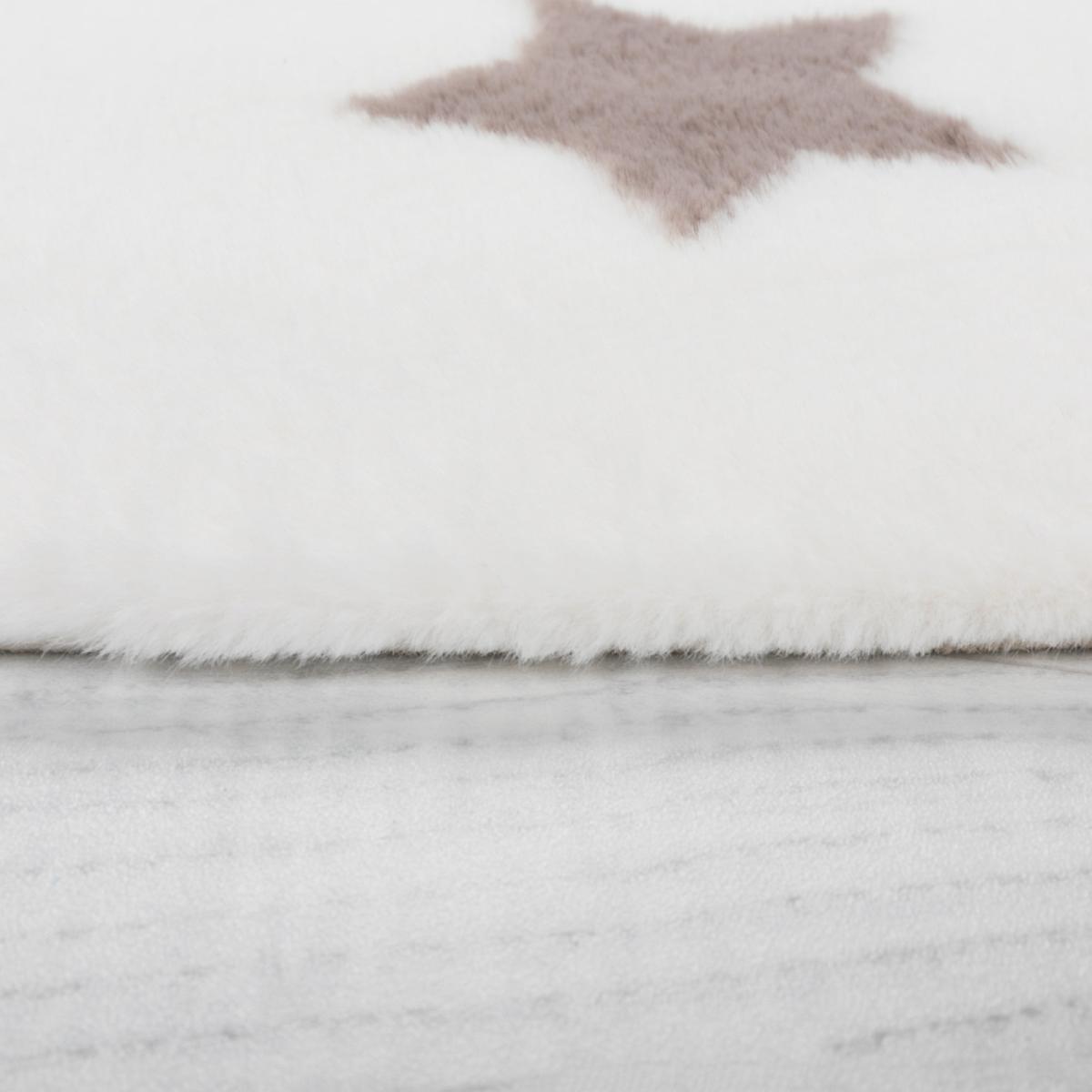 Twinkle Star Rug White and Brown – image 4
