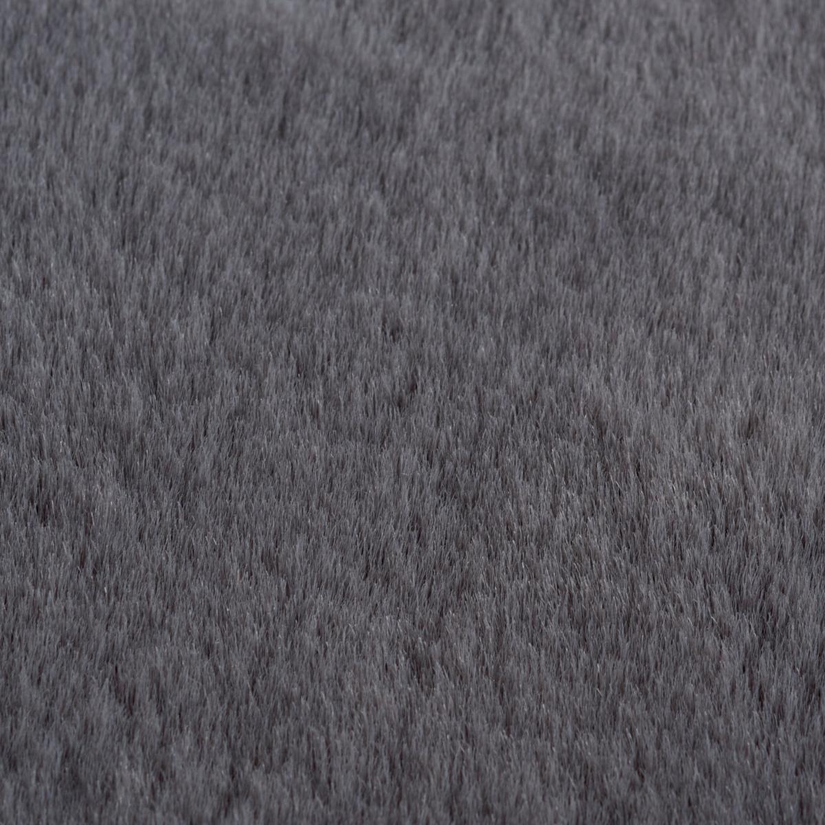 Faux Fur Star Shaped Rug Grey – image 3