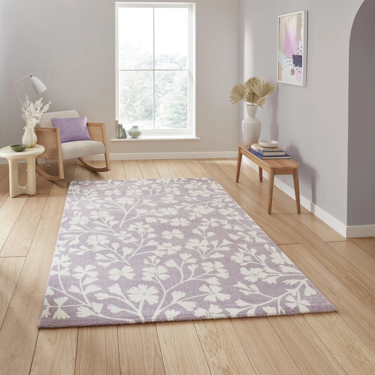 Catherine Lansfield Grace Floral Rug – image 1